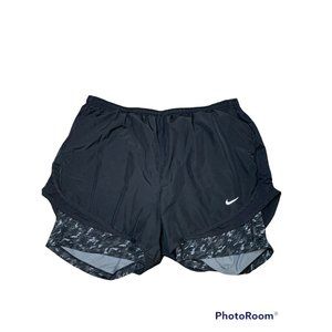 Nike Running Shorts Black Dri Fit Training WOMEN'S Size Extra Large